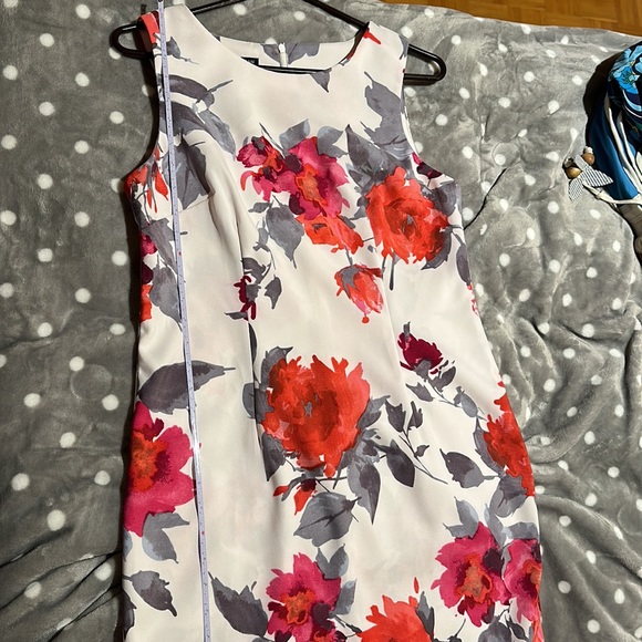 Sleeveless Mario Serrani floral dress size 10 - Picture 11 of 11